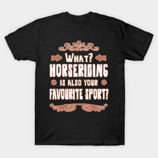 Horse riding horse gift girl T-Shirt